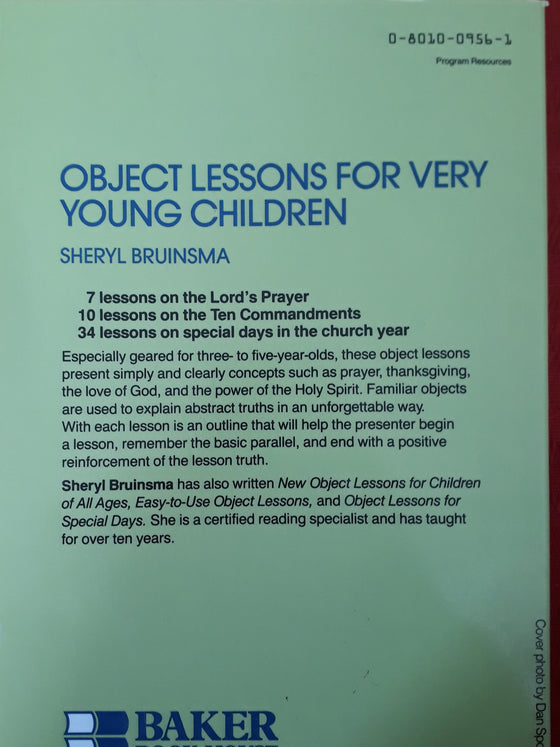 Object lessons for very young children