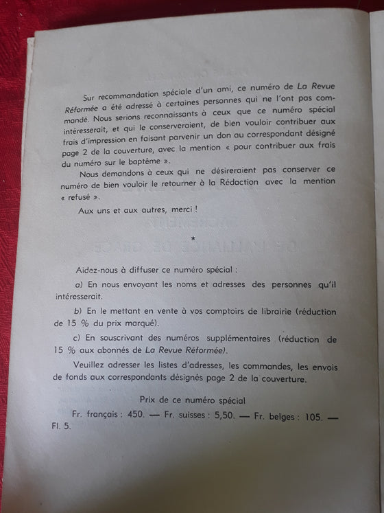 La revue réformée #2-3 1950