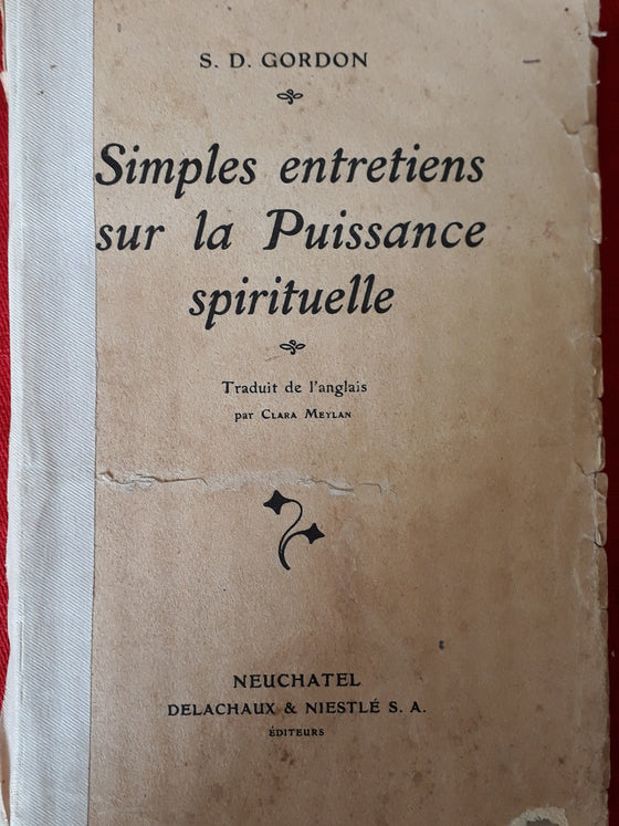 Simples entretiens sur la puissance spirituelle