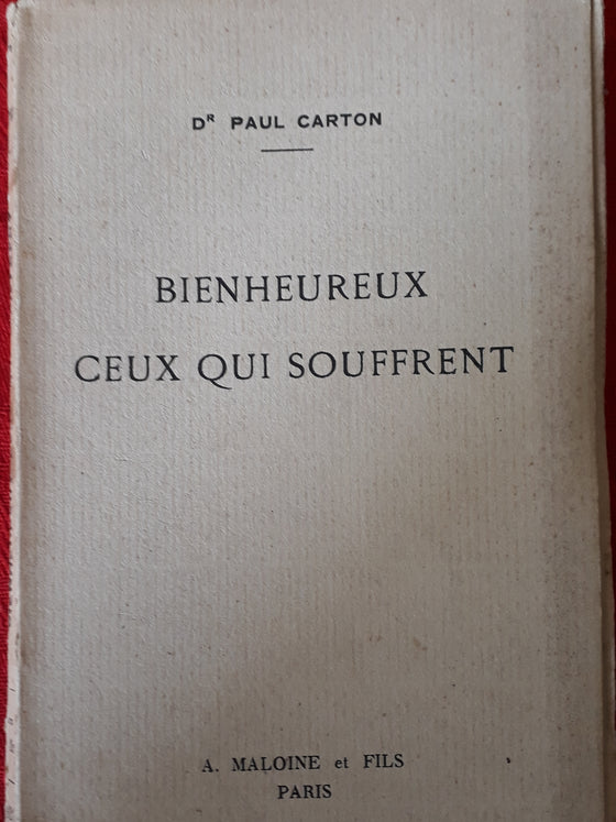 Bienheureux ceux qui souffrent