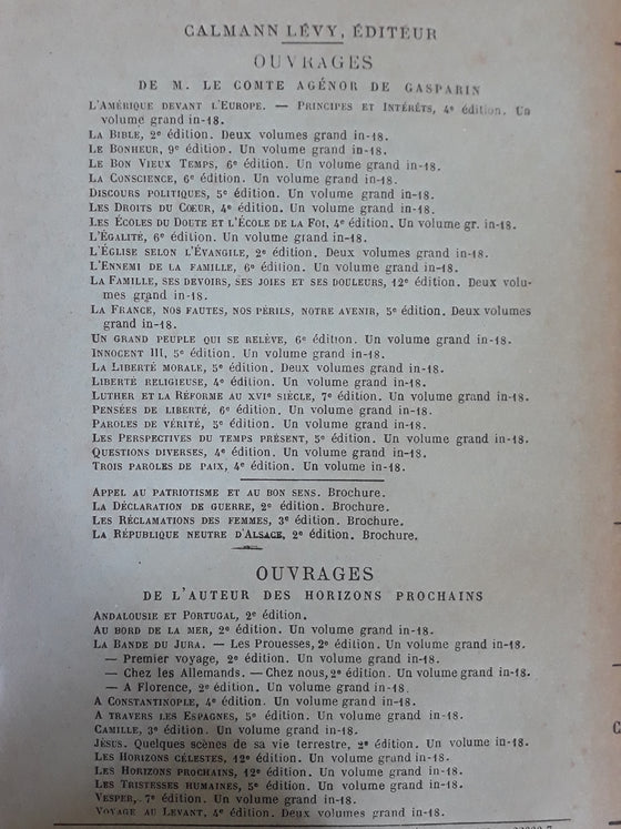 Paganisme et Christianisme - Séparation de l'Eglise et de l'Etat