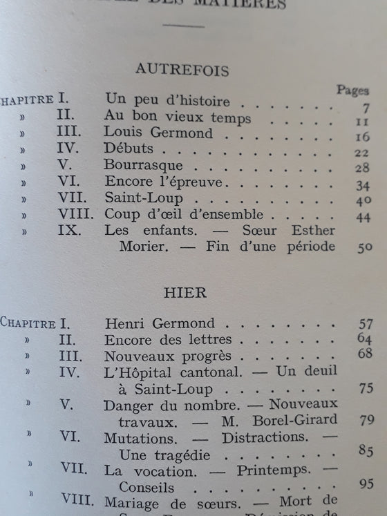 Vie données... vies retrouvées - Les diaconesses de Saint-Loup