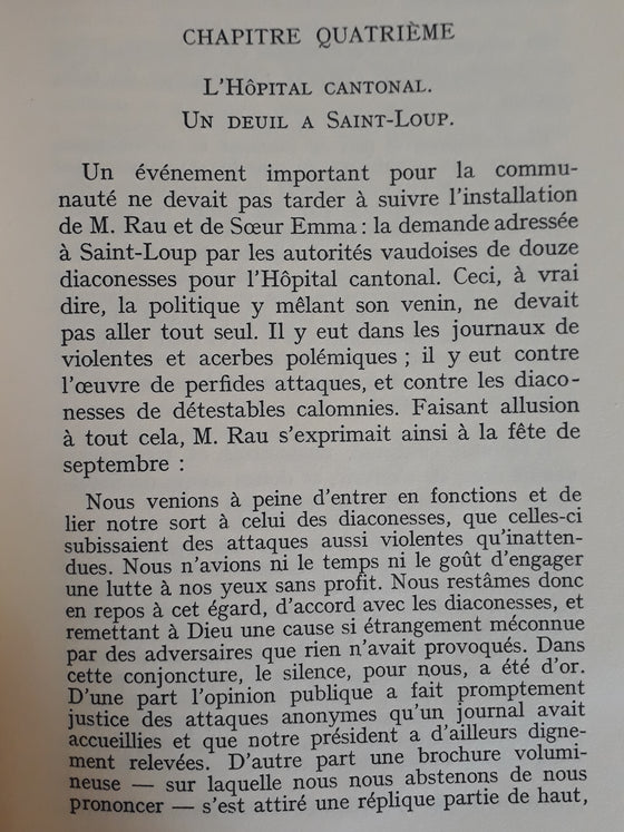 Vie données... vies retrouvées - Les diaconesses de Saint-Loup