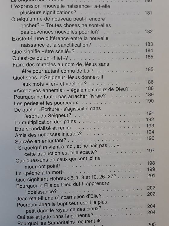 Réponses biblique à 350 questions