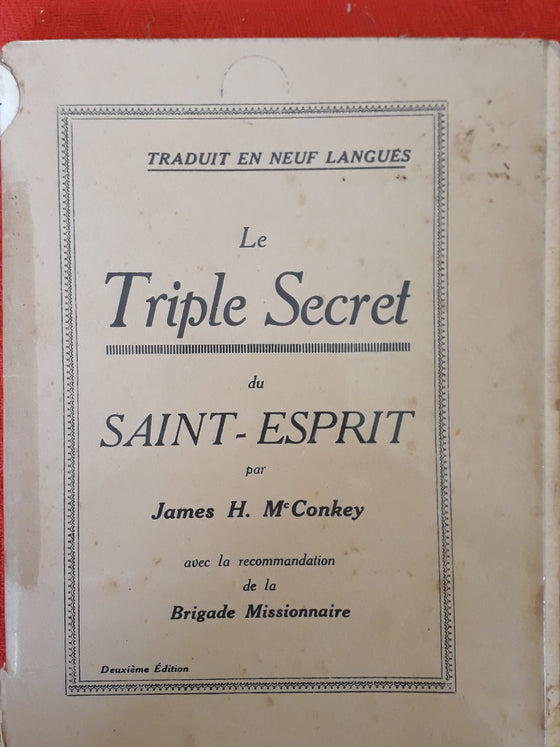 Le triple secret du Saint-Esprit