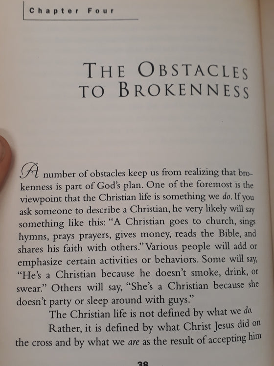 The blessings of brokenness