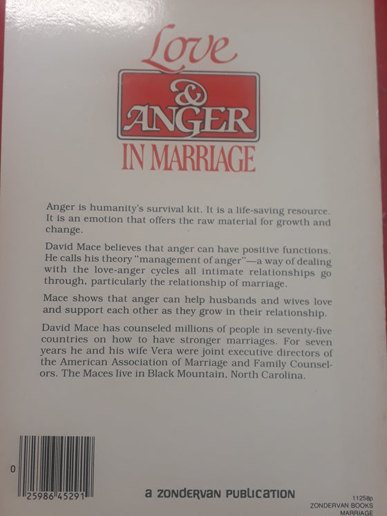 Love & Anger in Marriage