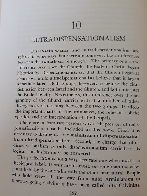 Dispensationalism today (underlined)