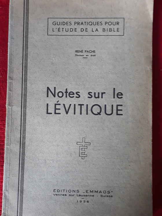 Notes sur le lévitique