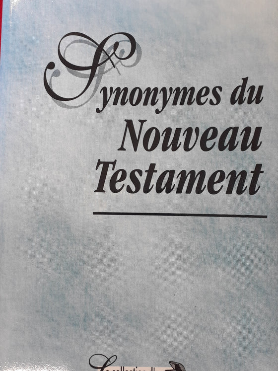 Synonymes du Nouveau Testament