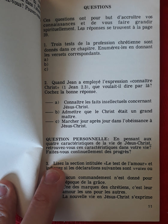 Tests pour les chrétiens - Comment nous rendre maîtres de nos sentiments