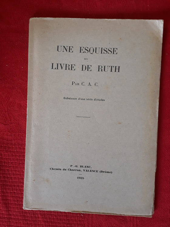 Une esquisse du livre de Ruth