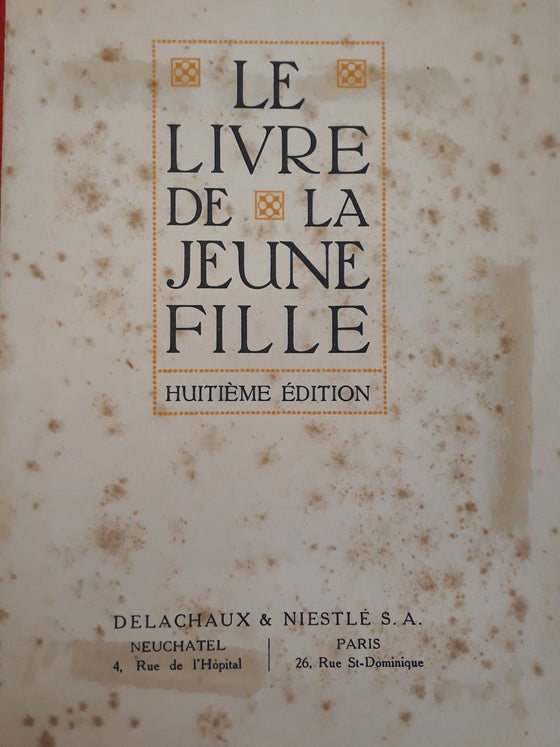 Le livre de la jeune fille