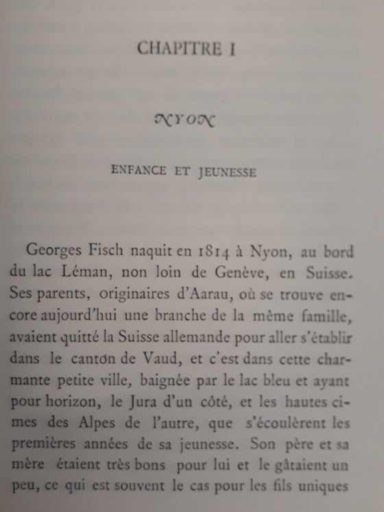 Georges Fisch - Un jeune prisonnier pour Christ