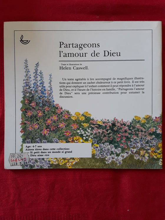 Partageons l'amour de Dieu