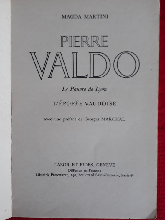 Pierre Valdo (couverture déchirée)