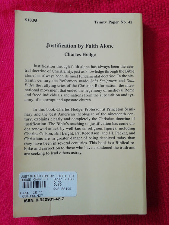 Justification by faith alone