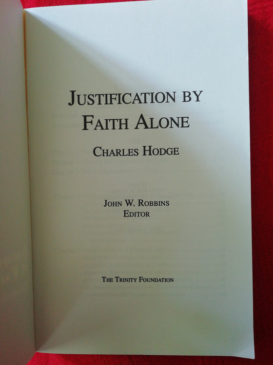 Justification by faith alone