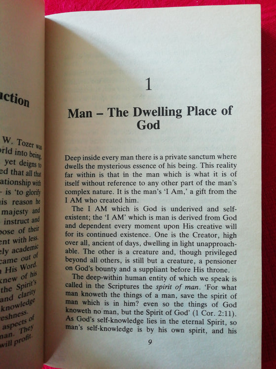 Man: The dwelling place of God