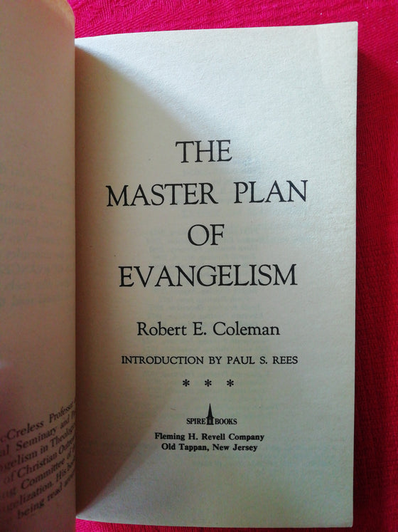 The Master Plan of Evangelism