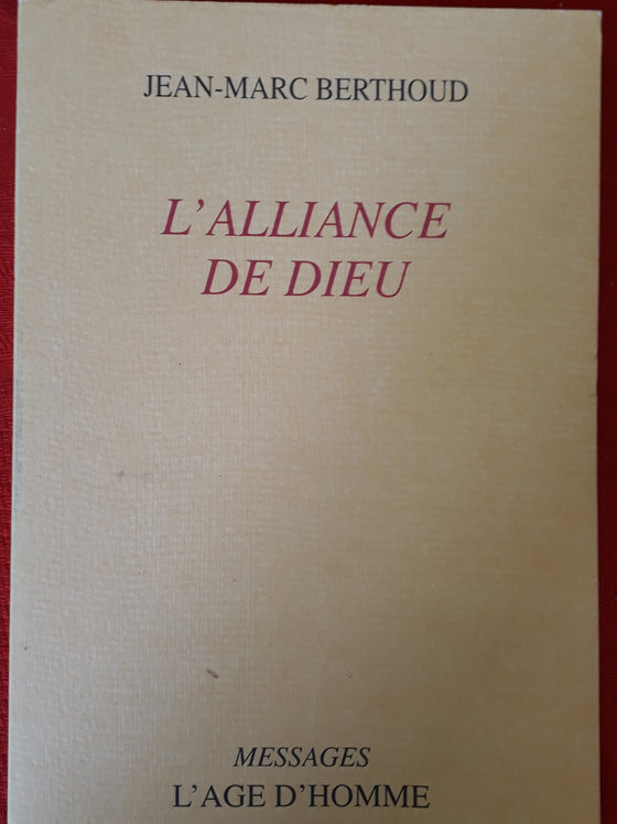 L'alliance de Dieu