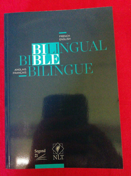 Bible bilingue anglais-français NLT-Segond 21 Bleue souple Tranche blanche