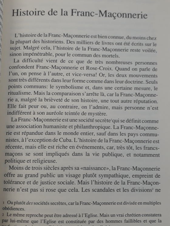 La franc-maçonnerie sous l'éclairage biblique