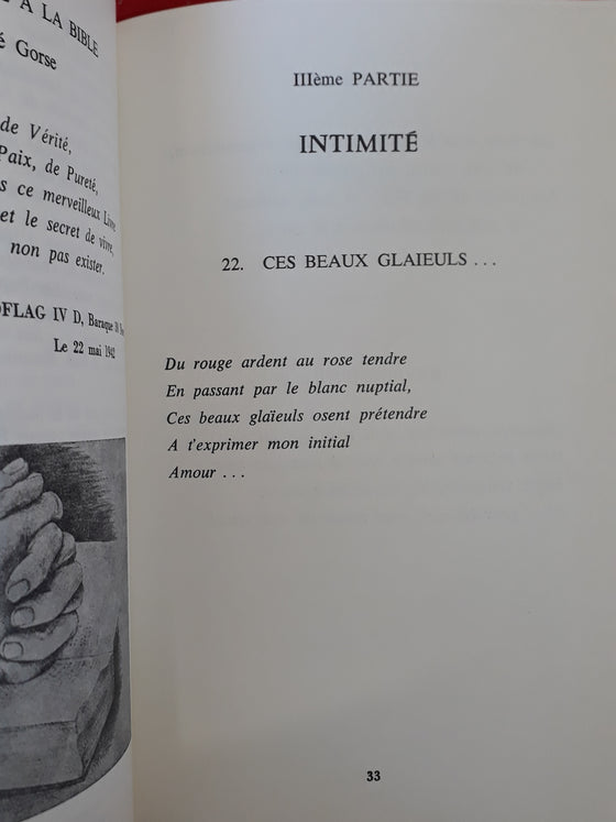 Ombre et lumière, Poèmes bibliques