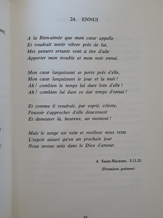 Ombre et lumière, Poèmes bibliques