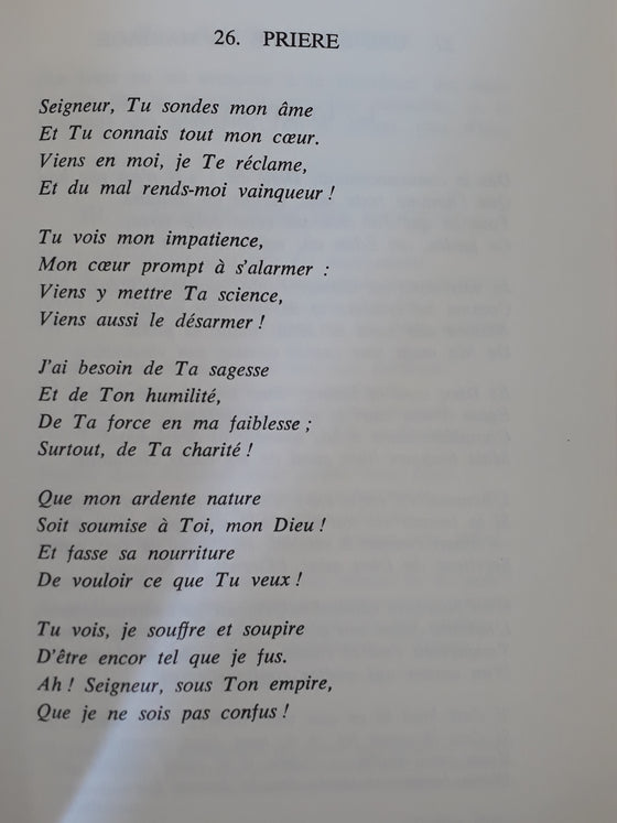 Ombre et lumière, Poèmes bibliques