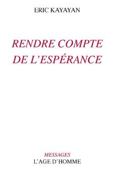 Rendre compte de l’espérance