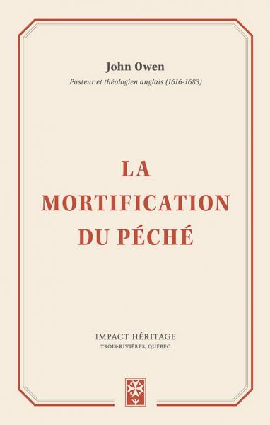 La mortification du péché