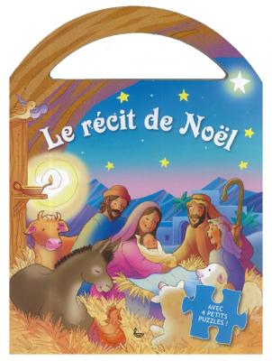 Le récit de Noël avec 4 petits puzzles