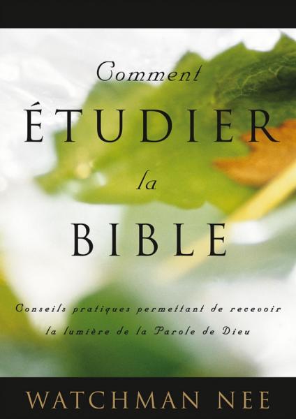 Comment étudier la Bible