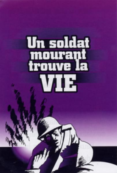 Soldat mourant trouve la vie