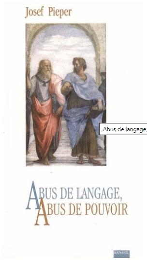 Abus de langage, abus de pouvoir (catholique)