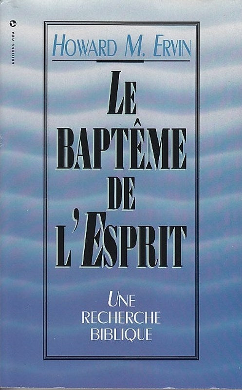 Le baptême de l'Esprit