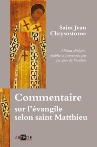 Commentaire sur l'évangile selon Saint Matthieu