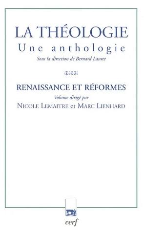 La théologie, une anthologie