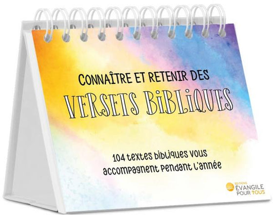 Connaître et retenir des versets bibliques