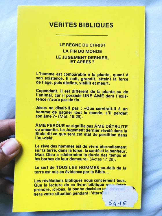 Règne du Christ, fin du monde, jugement dernier, et après?