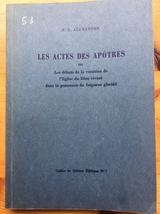 Les Actes des apôtres