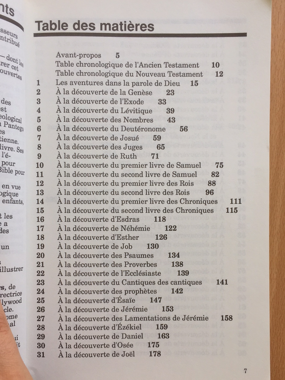 Panorama de la Bible pour jeunes explorateurs