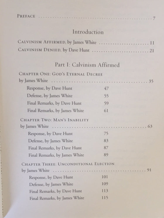 Debating Calvinism