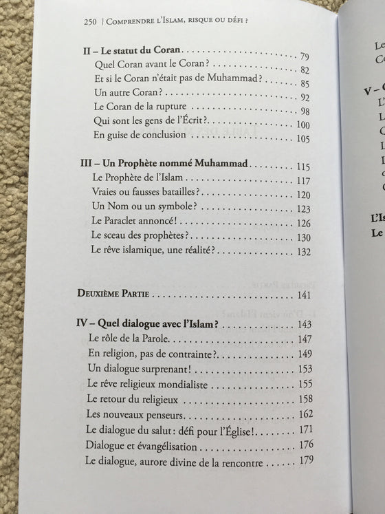 Comprendre l’Islam: risque ou défi? (Catholique)