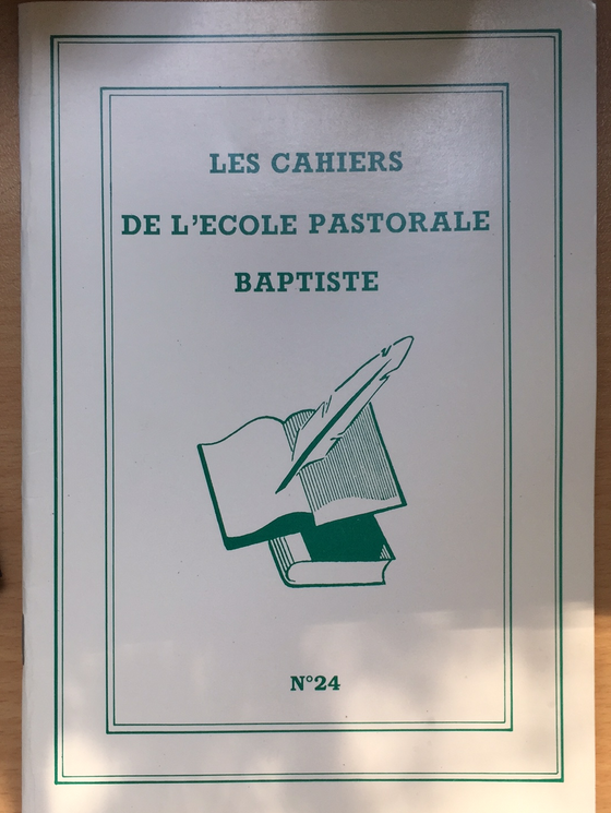 Les cahiers de l’école pastorale #24