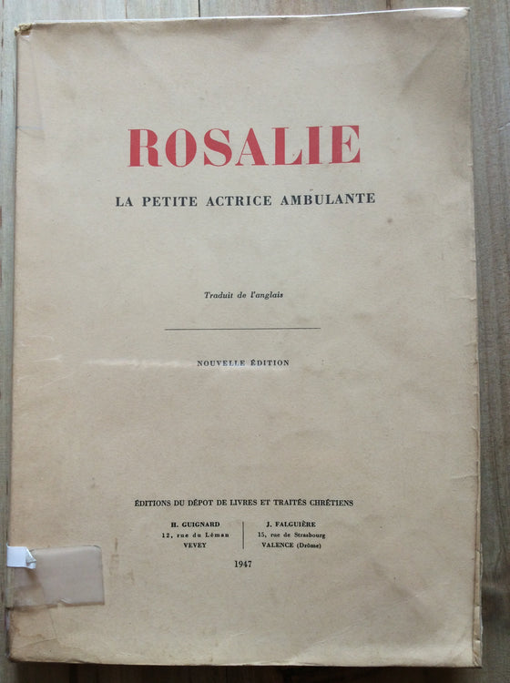 Rosalie : la petite actrice ambulante (1947) - ChezCarpus.com