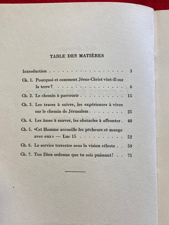 Le Chemin de la Puissance ou La Vision Céleste Dans le Service Terrestre