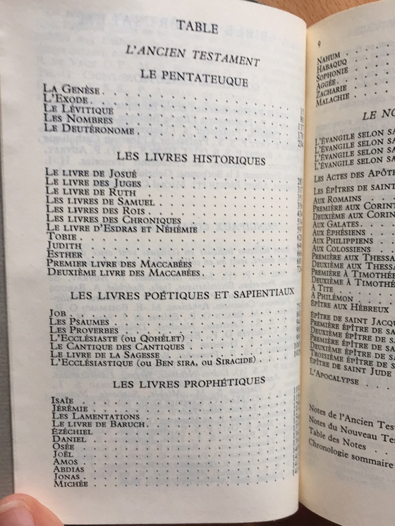 La Bible de Jérusalem (catholique)