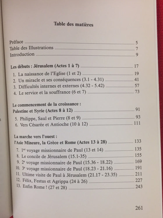 Etudes sur le livre des Actes